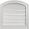 Ekena Millwork Arch Top Surface Mount PVC Gable Vent: Non-Functional, w/2"W x 1-1/2"P Brickmould Frame, 18"W x 42"H GVPAR18X4202SN - alternate 1